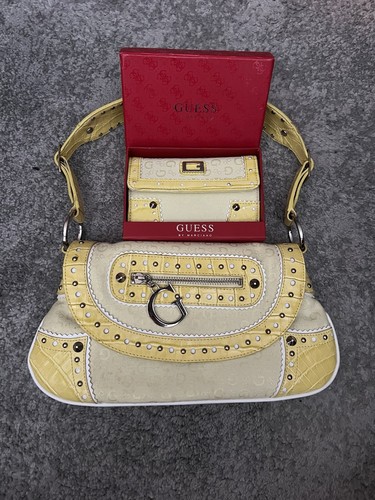 Guess y2k yellow fabric - y2k, croc