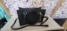 Preowned Guess Black Bag With