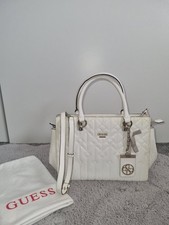 White Guess G Logo Handbag