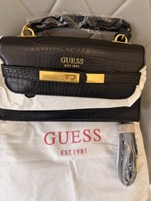 GUESS Croc Embossed Hand Bag.