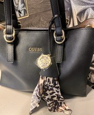 GUESS Black Faux Leather Bag