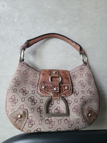 Guess vintage brown mini - brown, hand