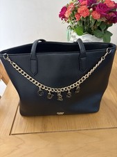 Guess Tote Bag Black With Gold
