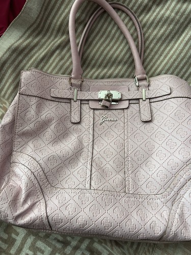 Guess pink handbag - pink,